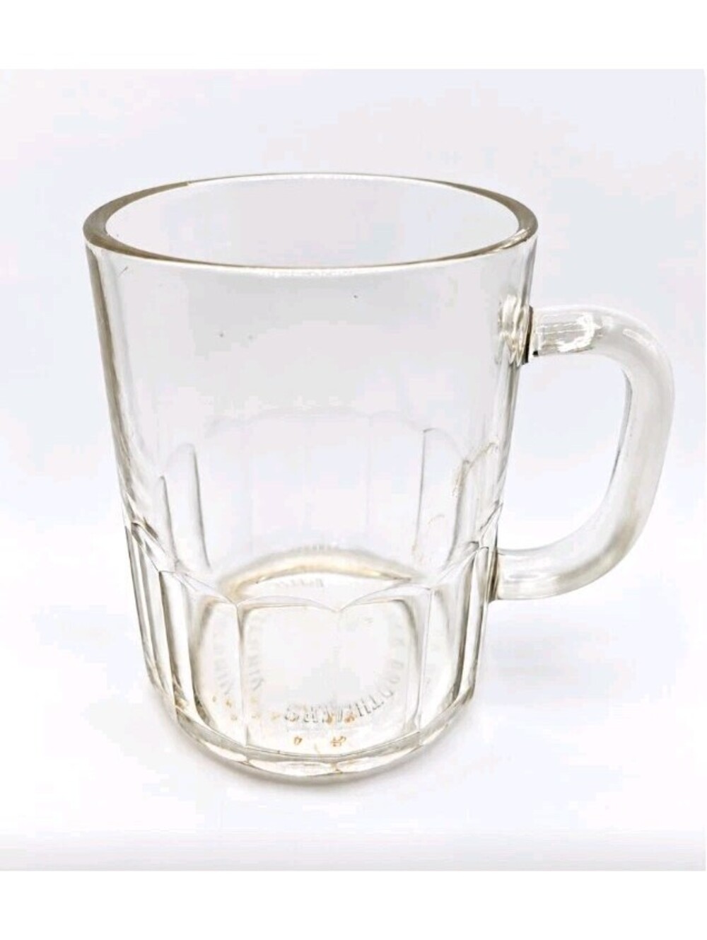 Vintage Frings Brothers Philadelphia Glass Beer Stein Mug Advertising Rare